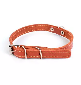 CoLLaR / Ошейник Колар для собак Кожаный Одинарный Коричневый