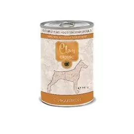 Clan Classic / Консервы Клан для собак Мясное ассорти с Индейкой (цена за упаковку)
