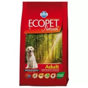 Farmina Ecopet Natural Adult Medium / Сухой корм Фармина для взрослых собак Средних пород
