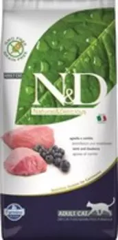 Farmina N&D Prime Line Adult Lamb & Blueberry / Сухой Беззерновой корм Фармина для взрослых кошек Ягненок с Черникой