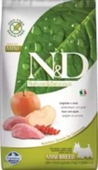 Farmina N&D Prime Line Adult Mini Boar & Apple Grain free / Сухой Беззерновой корм Фармина для взрослых собак Мелких пород Кабан с Яблоком