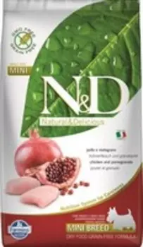 Farmina N&amp;D Prime Line Adult Mini Chicken &amp; Pomegranate Grain free / Сухой Беззерновой корм Фармина для взрослых собак Мелких пород Курица с Гранатом