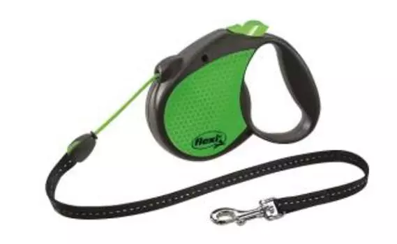 flexi Neon Reflect S Limited Edition cord 5 m, for dogs up to 12 kg / Рулетка флекси для собак весом до 12 кг, трос 5 м