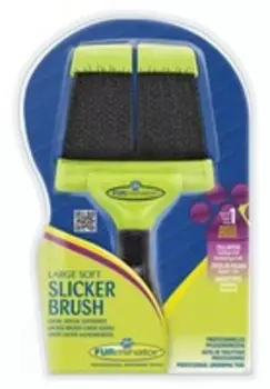 FURminator Large Soft Slicker Brush / Фурминатор Сликер Двухсторонний Мягкий Большой зубцы 15мм