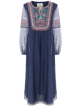 Платье хлопковое с вышивкой ANITA DONGRE