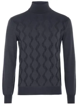 Водолазка из смесовой шерсти BERTOLO LUXURY MENSWEAR