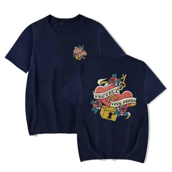 NewT Shirt Merch Unisex Summer для мужчин и женщин Harajuku короткий рукав футболка уличная мода S