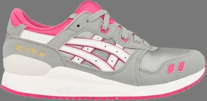 Кроссовки gel lyte 3 gs 'grey pink' Asics, серый