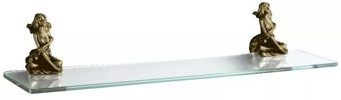 Полка стеклянная 60 см бронза Art&amp;Max Athena AM-0613-B