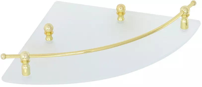 Полка угловая 25 х25 см Veragio Gialetta Dorato VR.GIL-6417.DO