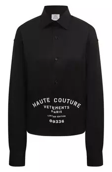 Хлопковая рубашка VETEMENTS