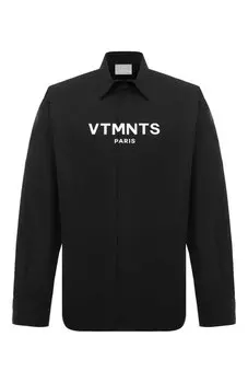 Хлопковая рубашка VTMNTS