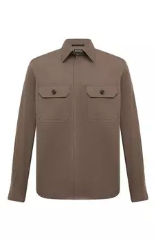 Хлопковая рубашка Zegna