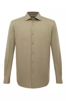 Хлопковая рубашка Zegna