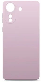 Чехол-накладка BoraSCO для смартфона Poco C65, силикон/микрофибра, лавандовый (73024)