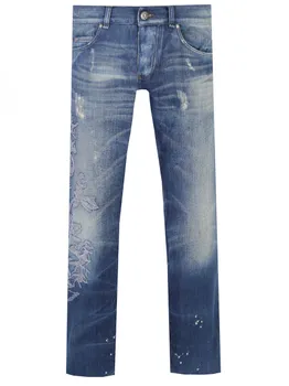 Джинсы Regular Fit хлопковые JUST CAVALLI