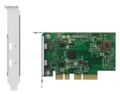 Карта расширения QNAP QXP-T32P Thunderbolt 3, 2 порта Thunderbolt (USB Type-C), PCIe Gen3 x4.