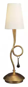 Настольная лампа Mantra Paola Painted Gold 3545