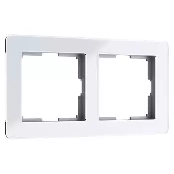 Рамка Werkel Acrylic белый W0022701/ Рамка на 2 поста Acrylic (белый)