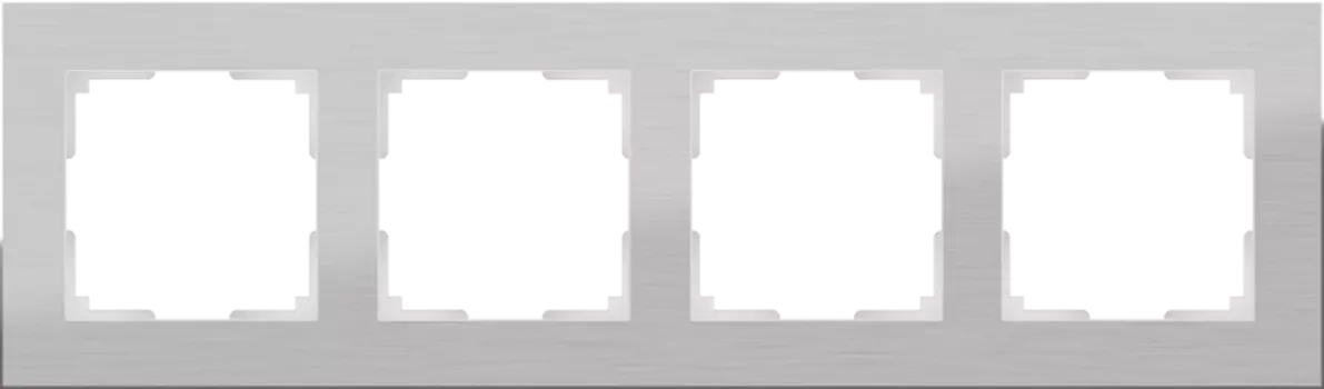 Рамка Werkel Aluminium WL11-Frame-04 / Рамка на 4 поста (алюминий)
