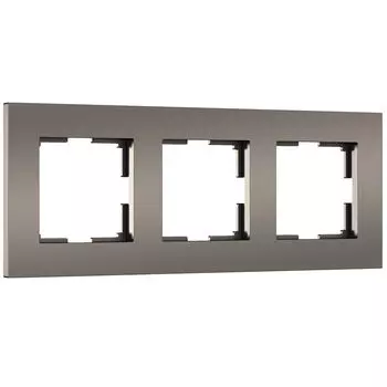 Рамка Werkel Slab бронза софт W0032963/ Рамка на 3 поста Slab (бронза