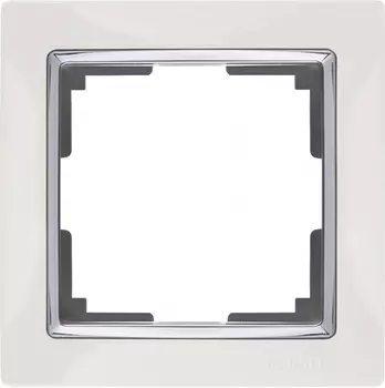Рамка Werkel Snabb WL03-Frame-01-white / Рамка на 1 пост (белый)