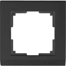 Рамка Werkel Stark WL04-Frame-01-black /Рамка на 1 пост (черный)