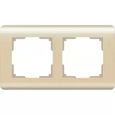 Рамка Werkel Stream WL12-Frame-02 / Рамка на 2 поста (шампань)
