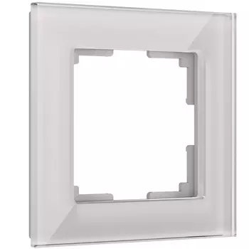 Рамка Werkel W0011117/ Рамка на 1 пост Favorit (дымчатый,стекло)