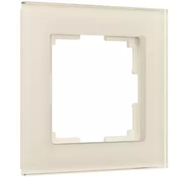 Рамка Werkel W0011141/ Рамка на 1 пост Favorit (молочный, стекло)