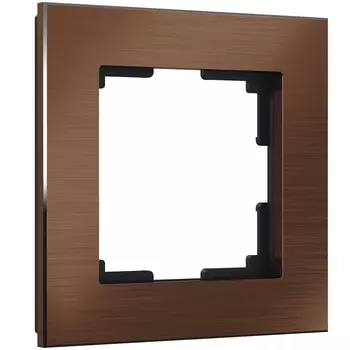 Рамка Werkel W0011714/ Рамка на 1 пост Aluminium (коричневый алюминий)