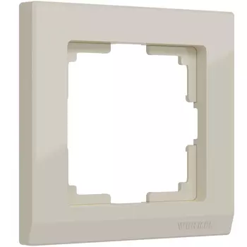 Рамка Werkel W0011803/ Рамка на 1 пост Stark (слоновая кость)