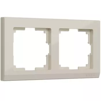 Рамка Werkel W0021803/ Рамка на 2 поста Stark (слоновая кость)