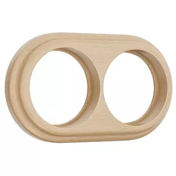 Рамка Werkel W0025224/ Рамка на 2 поста (светлый бук) (RAMKA 02 WL15 M