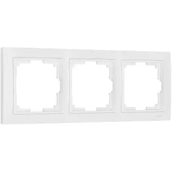 Рамка Werkel W0032001/ Рамка на 3 поста Snabb basic (белый)