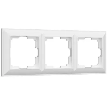 Рамка Werkel W0032201/ Рамка на 3 поста Fiore (белый)