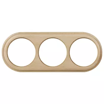 Рамка Werkel W0035224/ Рамка на 3 поста (светлый бук)