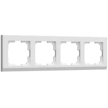 Рамка Werkel W0041801/ Рамка на 4 поста Stark (белый)