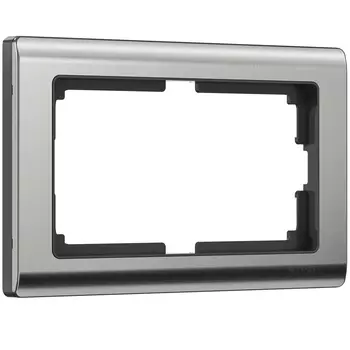 Рамка Werkel W0081602/ Рамка для двойной розетки Metallic (глянцевый н
