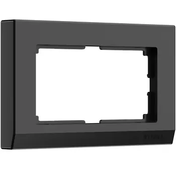 Рамка Werkel W0081808/ Рамка для двойной розетки Stark (черный)