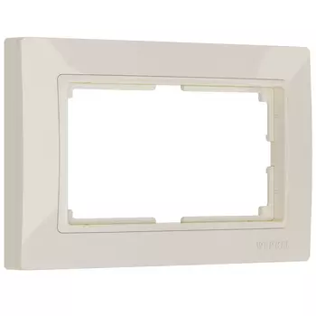 Рамка Werkel W0082003/ Рамка для двойной розетки Snabb basic (слоновая
