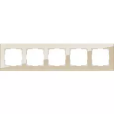 Рамка Werkel WL01-Frame-05 / Рамка на 5 постов (шампань)