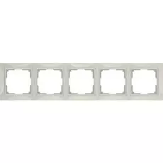 Рамка Werkel WL03-Frame-05/ Рамка на 5 постов (слоновая кость, basic)