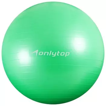 Фитбол ONLITOP d=75 см 1 кг антивзрыв цвет зеленый