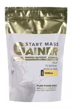 Гейнер aTech nutrition Start Mass ваниль, 1 кг