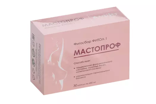 Фитол-1 Мастопроф, 450 мг, 30 шт, капсулы