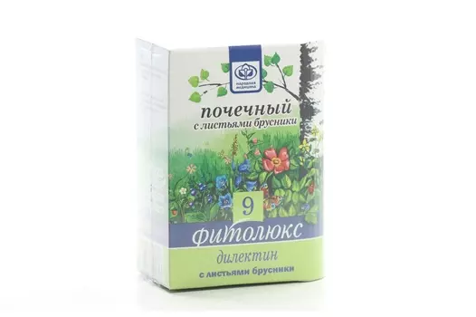Фитолюкс-9 Дилектин с листьями брусники, 50 г