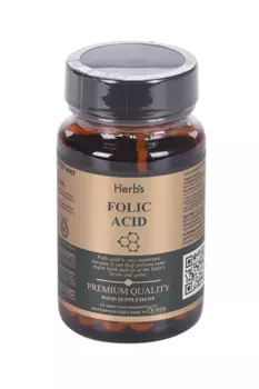 Фолиевая кислота Herbs, 400 мкг, 60 шт, таблетки