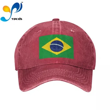 Новый бренд аниме флаг Бразилии мультяшный стиль Snapback кепка хлопковая бейсболка унисекс женская шляпа для папы Trucke One Size