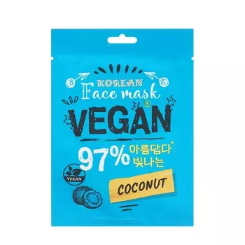 Маска для лица WEIS Vegan с экстрактом кокоса 23г